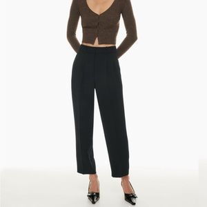Wilfred Carrot Dress Crop Pant in Black Size 10